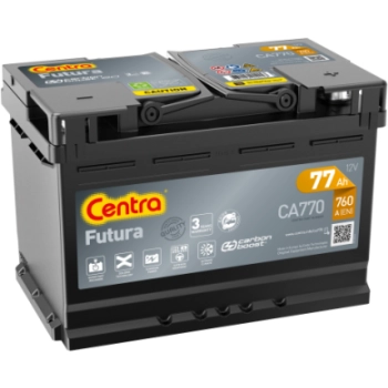 Akumulator CA770 Centra Futura 77Ah 760A P+